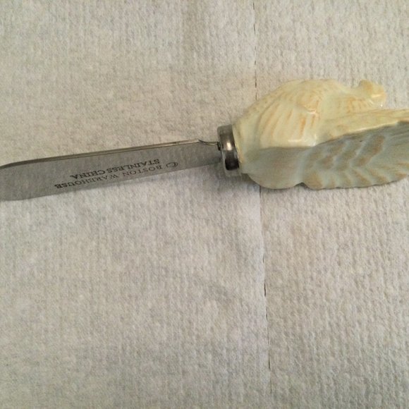 2006 Boston Warehouse homecoming Dip Bowl and Spreader 2 pieces Set ceramic - Picture 5 of 7